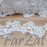 Aplicatie textila cu flori - Cod 20