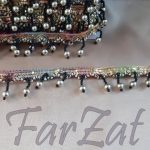 Terminatie textila cu margele - Cod 216 - imagine 2