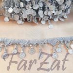 Terminatie textila cu banuti - Cod 217 - imagine 3