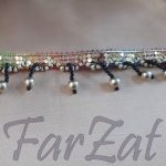 Terminatie textila cu margele - Cod 216 - imagine 3