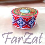 Banda ornamentala cu motive traditionale - 4 cm - imagine 2