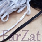 Elastic 8 mm - alb, negru - imagine 2