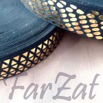 Elastic 3,5 cm cu paiete - la metru