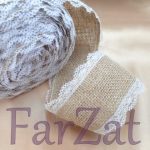 Banda iuta cu dantela - Cod 17