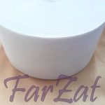 Elastic lat 10 cm alb, negru - 25 metri - imagine 2