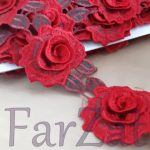 Aplicatie cu flori 3D 6 cm - Cod 6