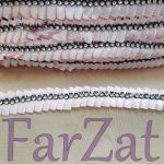 Aplicatie textila satinata cu strasuri - Cod 241 - imagine 5