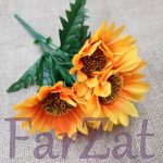 Buchet floarea soarelui artificiala - imagine 3