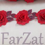 Aplicatie cu flori 3D 6 cm - Cod 6 - imagine 2