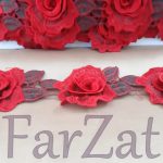 Aplicatie cu flori 3D 6 cm - Cod 6 - imagine 3