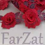 Aplicatie cu flori 3D 6 cm - Cod 6 - imagine 4