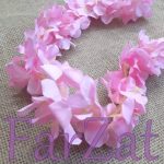 Ghirlanda artificiala cu flori - Cod 69 - imagine 3