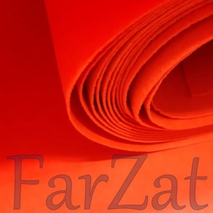 Fetru 2 mm la metru - Portocaliu fosforescent