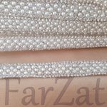 Aplicatie hotfix cu strasuri si perle 1,5 cm - Cod 277