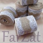 Banda iuta cu dantela cod 7