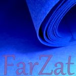 Fetru 2 mm la metru - Albastru electric