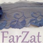 Dantela brodata pe tiul 10 cm - Cod 149 - imagine 2