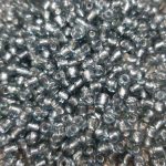 Margele nisip sferice 4 mm cod 734 - Fume cu miez argintiu - imagine 4