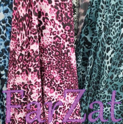 Material textil voal - Model animal print