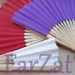 Evantai din hartie si lemn