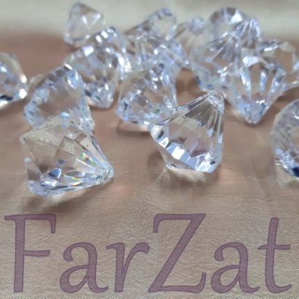 Terminatii pentru perdele cristal - Model diamant
