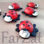 Gargarite din lemn cu magnet - 4 x 4 cm - imagine 3