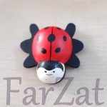 Gargarite din lemn cu magnet - 4 x 4 cm - imagine 4
