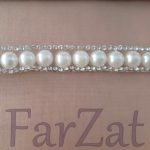 Aplicatie termoadeziva cu strasuri si perle 1,5 cm - Cod 280 - imagine 3