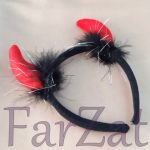 Cordeluta halloween coarne dracusor cu puf