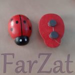 Gargarite din lemn cu magnet - 2,8 x 4 cm - imagine 4