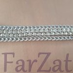 Aplicatie termoadeziva cu strasuri si lant 1,5 cm - cod 182 - imagine 4