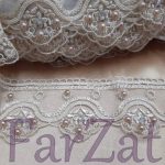 Aplicatie dantela cu perle 7 cm - Cod 243 - imagine 4