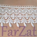 Aplicatie din dantela brodata 9 cm - Cod 189 - imagine 2