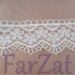 Aplicatie dantela brodata 4 cm - Cod 193 - imagine 2