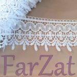 Aplicatie din dantela brodata 9 cm - Cod 189 - imagine 3