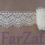 Aplicatie dantela brodata 4 cm - Cod 193 - imagine 4