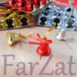 Set 9 clopotei decorativi Craciun - Cod 9 - imagine 2