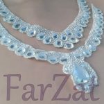 Aplicatie guler termoadeziv cu strasuri si cristale - Model 1 - 2 - imagine 4