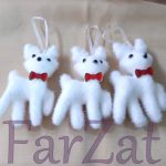 Ornament Brad Craciun - Model urs, ren - imagine 3