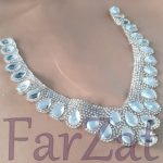 Aplicatie guler termoadeziv cu strasuri si cristale - Model 1 - 2 - imagine 2