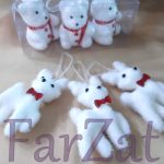 Ornament Brad Craciun - Model urs, ren