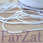 Elastic rotund 3 mm - Alb - imagine 2