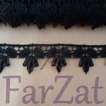 Dantela aplicatie 3  cm - Cod 118 - imagine 4