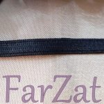 Elastic pentru masti de protectie - 6 mm - Negru - imagine 3