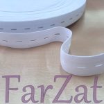 Elastic butoniere 2 cm alb - imagine 3