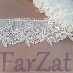 Dantela aplicatie 8 cm - Cod 190 - imagine 3