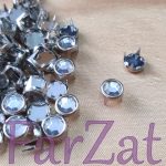 Tinte metalice cu strasuri 8 mm - Cod 34 - imagine 2