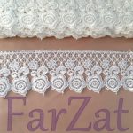 Aplicatie din dantela cod  196 - 6 cm - imagine 3