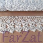 Aplicatie din dantela cod  196 - 6 cm - imagine 2