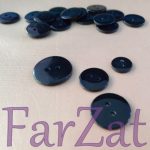 Nasturi plastic negri cod 20 - 1,2 cm - 2 cm - imagine 2